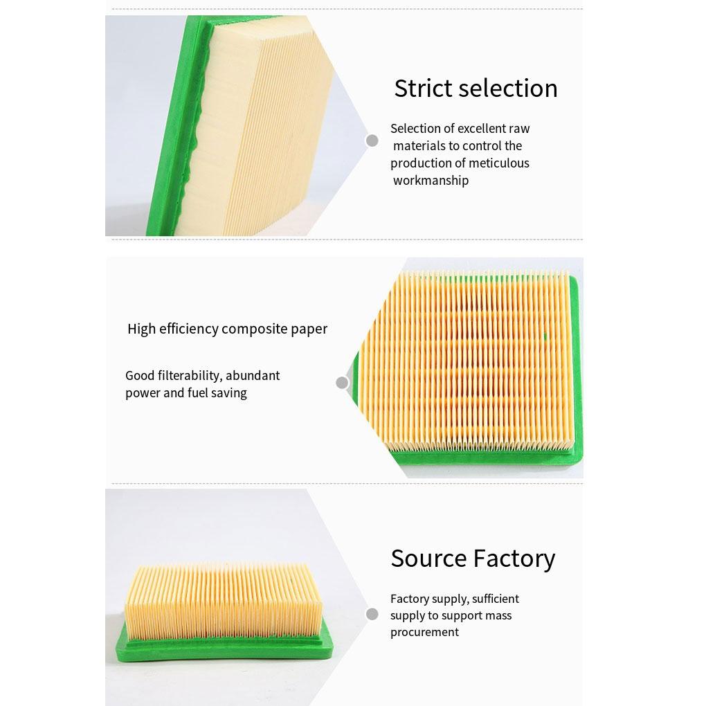 2x Exquisite Workmanship Lawnmower Air Filter Elements Efficient Filtering For Lawn Mower