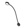 RV Reading Light with USB Port Flexible Gooseneck Bedside Wall Lamp for Boat Yacht 620‑625nm Red 3000‑320K Warm Light