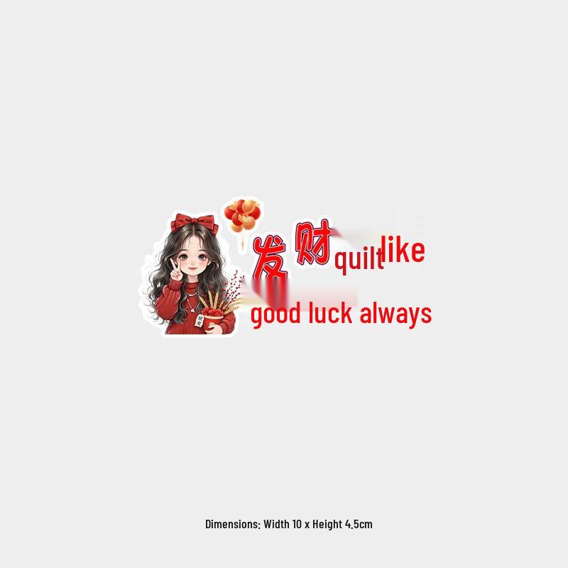 

Get Rich & Stay Lucky Bow Girl Car Window Decal