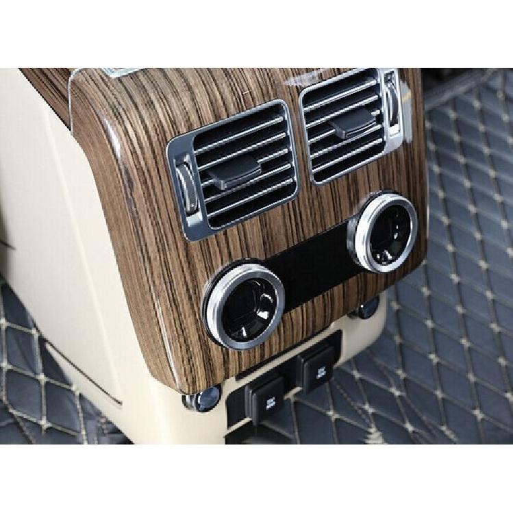 Rear Air Outlet Volume Knob Ring For Range Rover L405 2018-20 Silver Aluminum