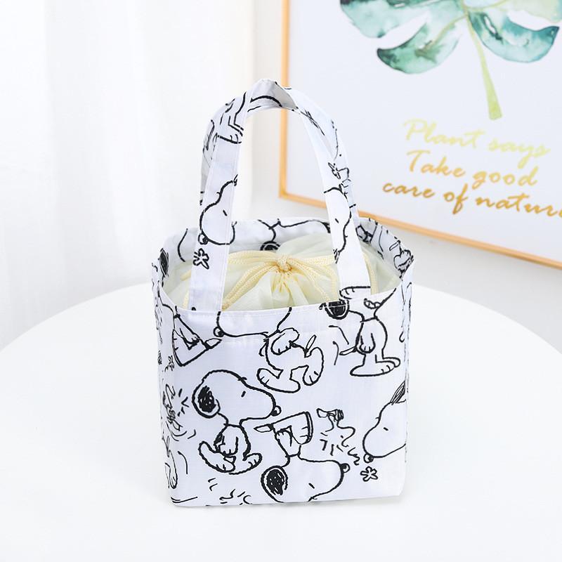 Bag Insulated Lunch With Drawstring For Outings And Picnics