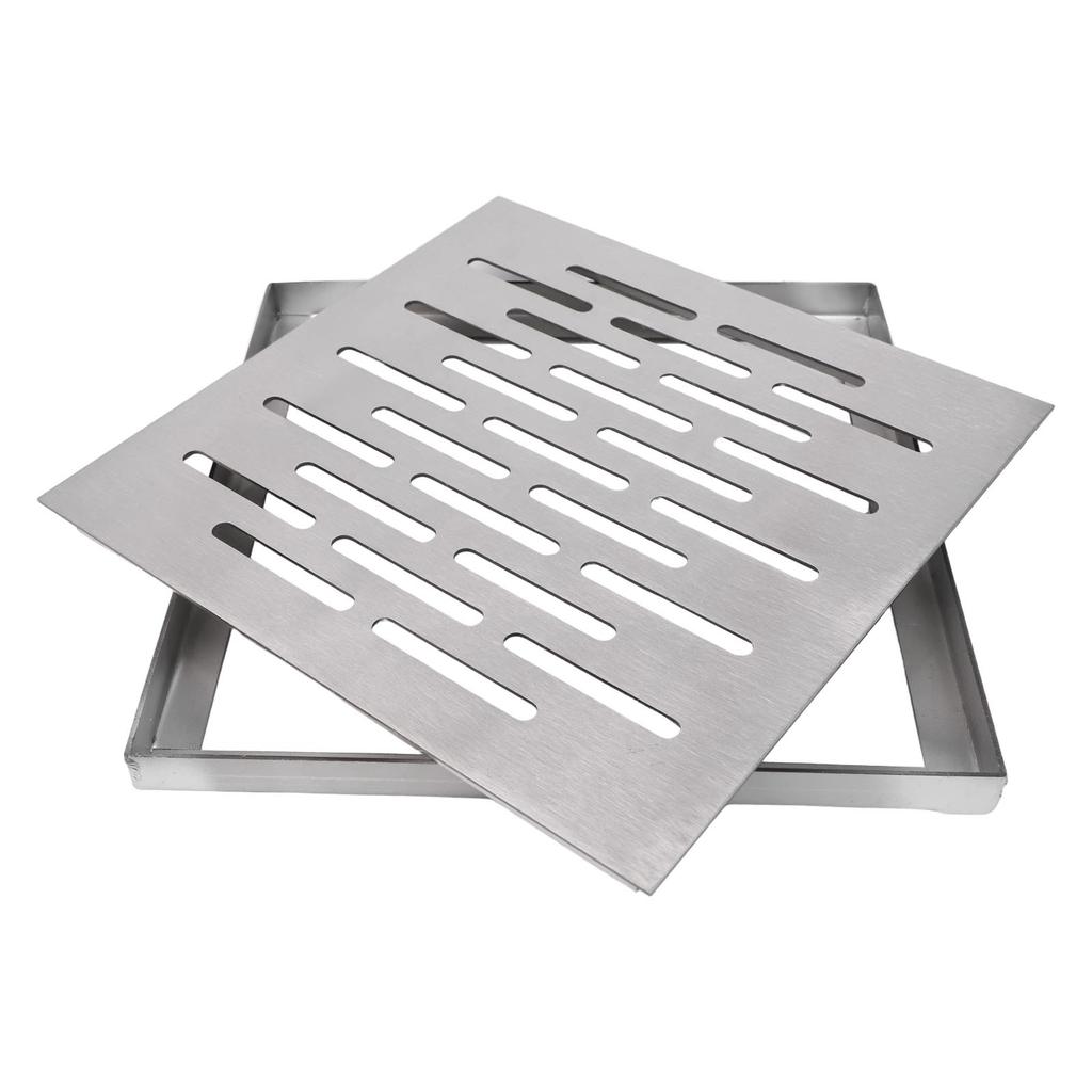 Stainless Steel Drain Cover with Frame Slip Resistant Design for 300mm