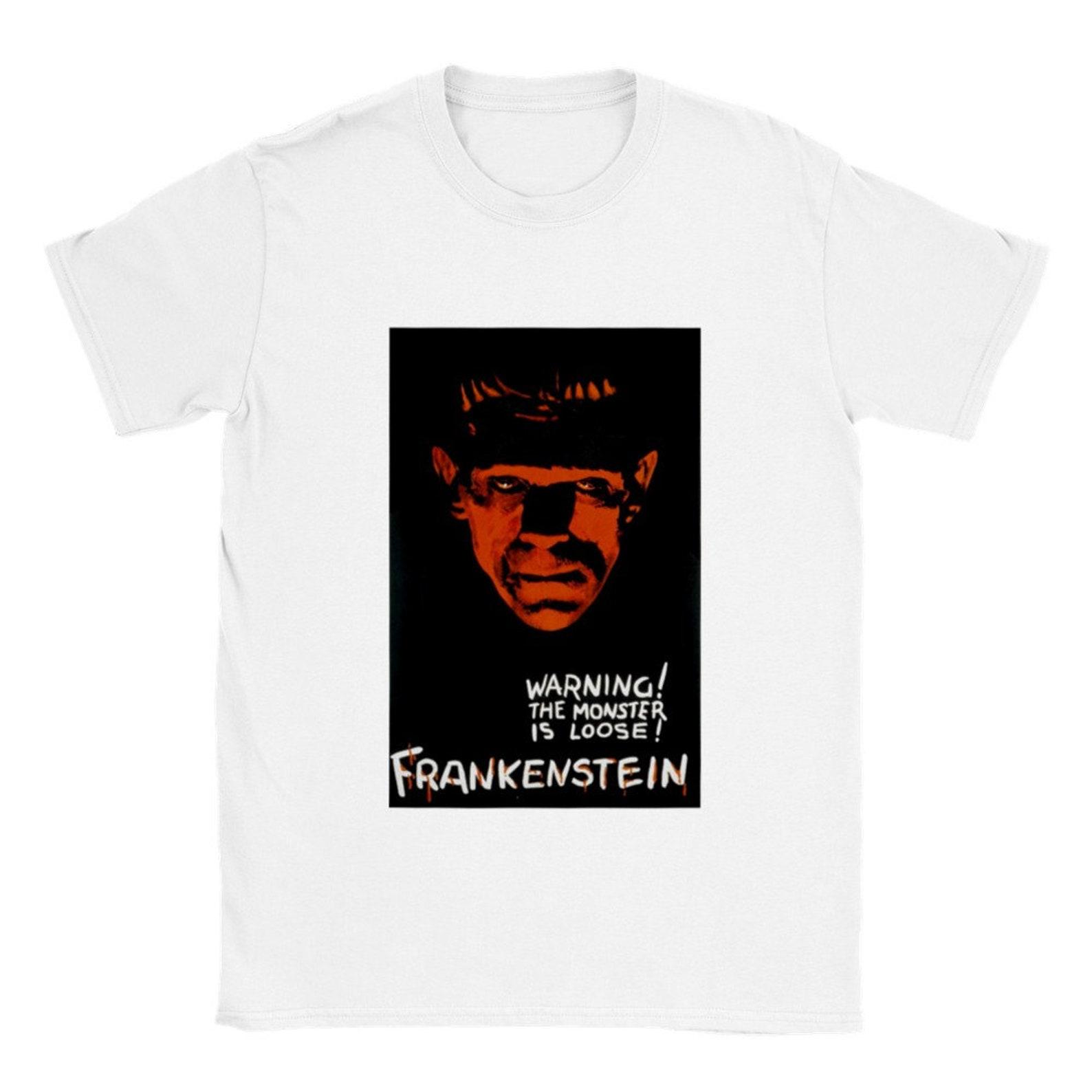 Frankenstein Monster Unisex T-Shirt – Classic Horror Graphic Tee S