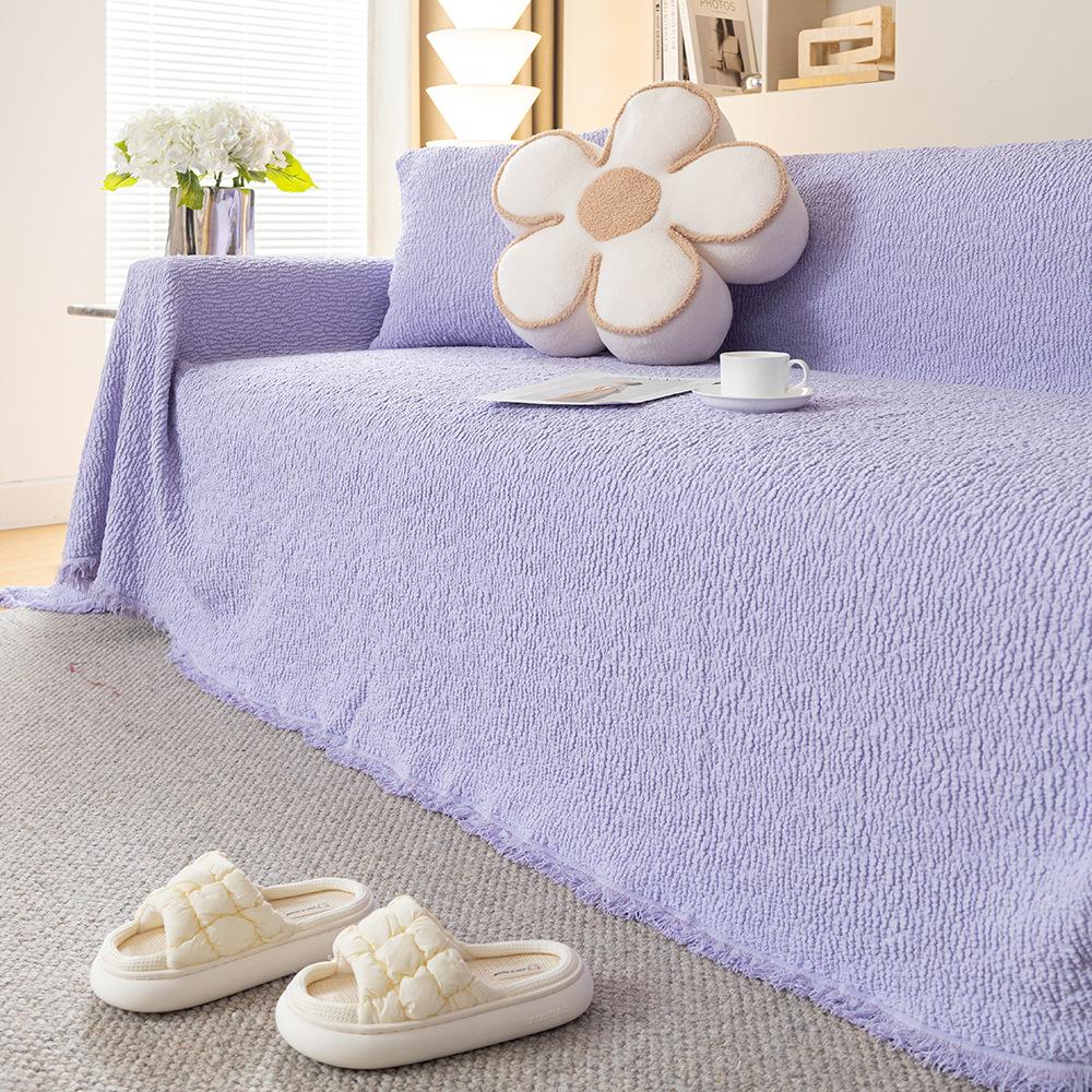 Four Seasons Universal Sofa Towel Chenille Simple Fashion Non-slip Sofa Cover Cloth Cushion Dust Cover