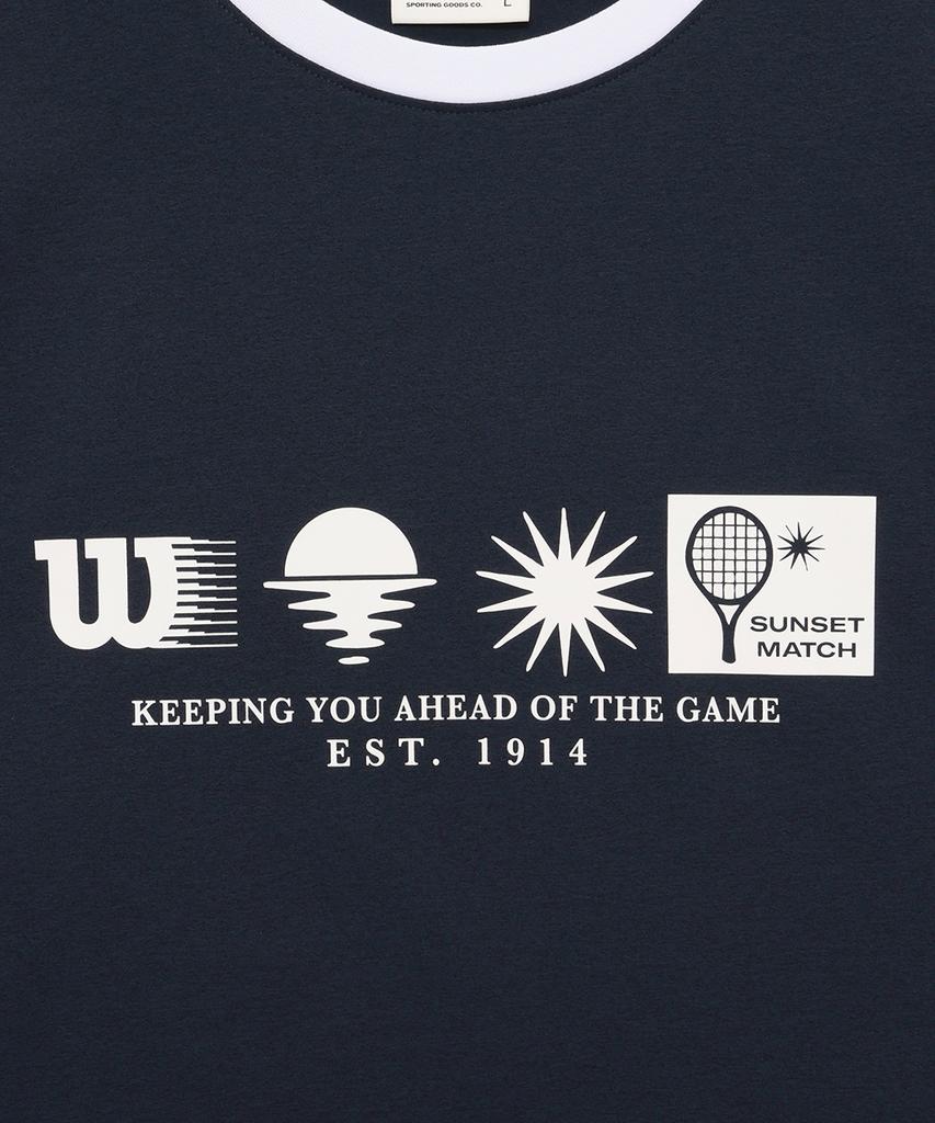 Wilseun Sunset Match Summer Lash Ringer T-Shirt (2 Colors)