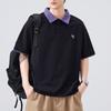 Men's Summer New Loose Short-sleeved POLO Shirt Men's Lapel Thin Short T-top