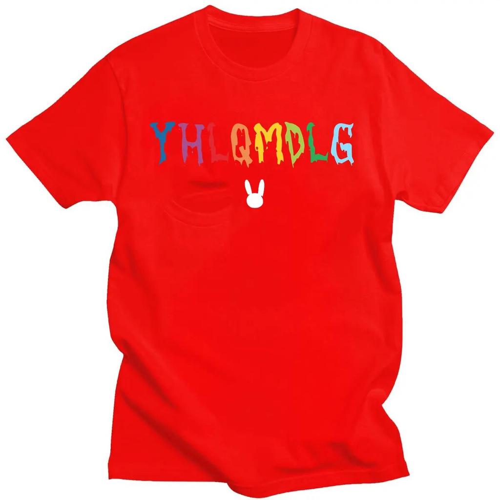 Rapper Bad Bunny Basis Klasické unisex dámské tričko Cool Harajuku trička Streetwear Léto 90. léta Dámské tričko Top Tričko
