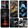 Black Mountain Peak Phone Case Cover for Xiaomi Poco F7 Ultra F6 F5 F4 F3 X6 X5 X4 X3 NFC C51 C55 M4 GT 5G Soft TPU Shell Capas