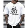 European Size Men Casual Short Sleeve Tee 1 Pcs 100% Heavy Cotton - Comfortable Crew Neck, Soft Adorable Tees Tops