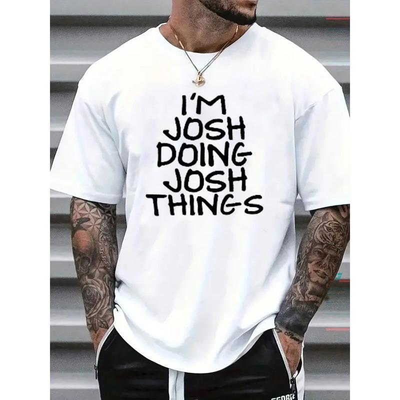 European Size Men Casual Short Sleeve Tee 1 Pcs 100% Heavy Cotton - Comfortable Crew Neck, Soft Adorable Tees Tops