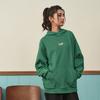Reebok Solid Color Hooded Pullover Sweatshirt Unisex Tops Dark-Green 23FRC303UGL1
