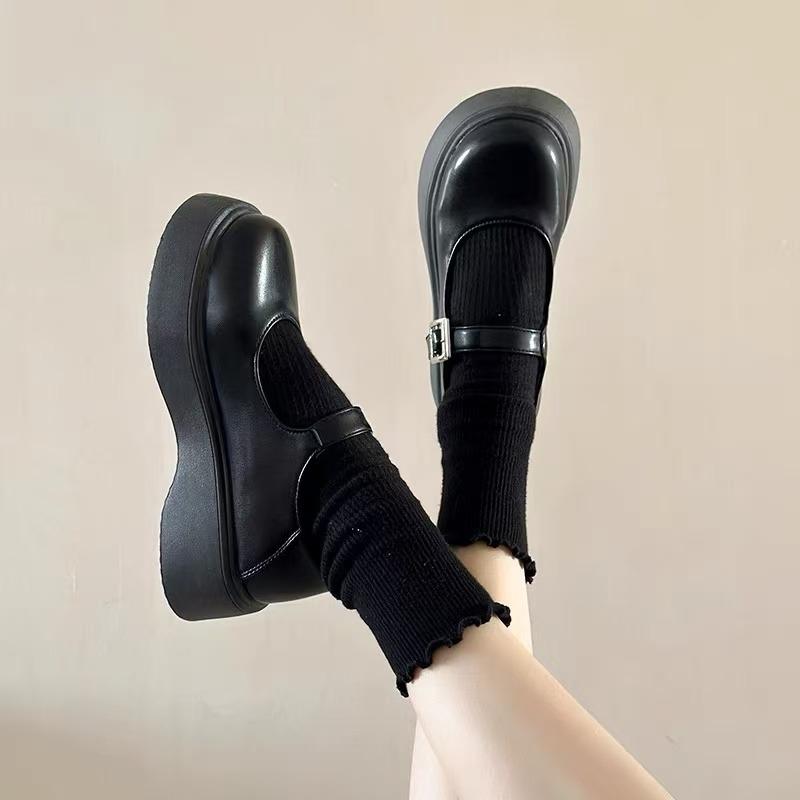 Fashion Flats Women's Platform Loafers Shoes 2025 Autumn New Trends Buckle Shoes Fashion Casual Running Sneaker Comfortable Zapatillas