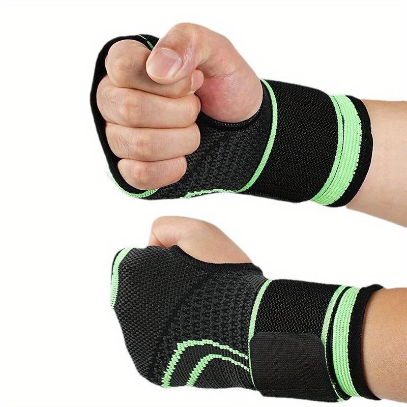 1PAIR Sports Strap Palm Guard Outdoor Sports Weightlifting Fitness Wrap Wrist Elastic Pressurized Strap Palm Guard
