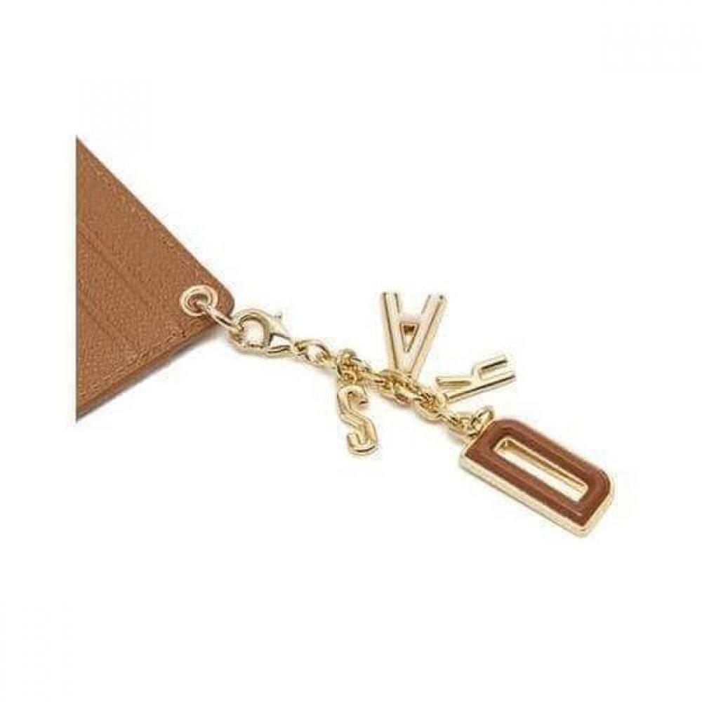 Daks Dd Logo 3 Fold Wallet Brown Check Dcwa6f423w2