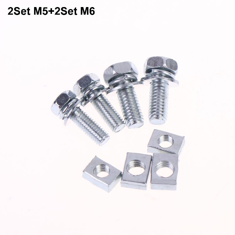Universal Motorcycle Battery Terminal Nut And Bolt Screws M5X10Mm M6X12Mm For 4Ah 5Ah 6Ah 7Ah Scooter Atv Dirt Bike