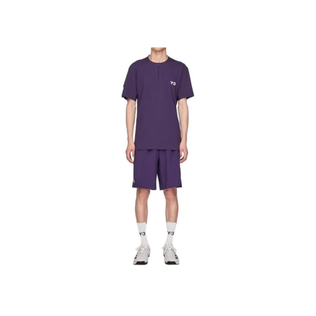 Y-3 FW25 Tennis Series Side Slit Logo Comfortable Casual Shorts Men shorts JN2996