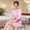 2026 Women's High-end Korean Style Uniforms for Salons, Hotels, Medical Aesthetics, Technicians, Front Desk, Beauticians - Spring/Summer Collection
