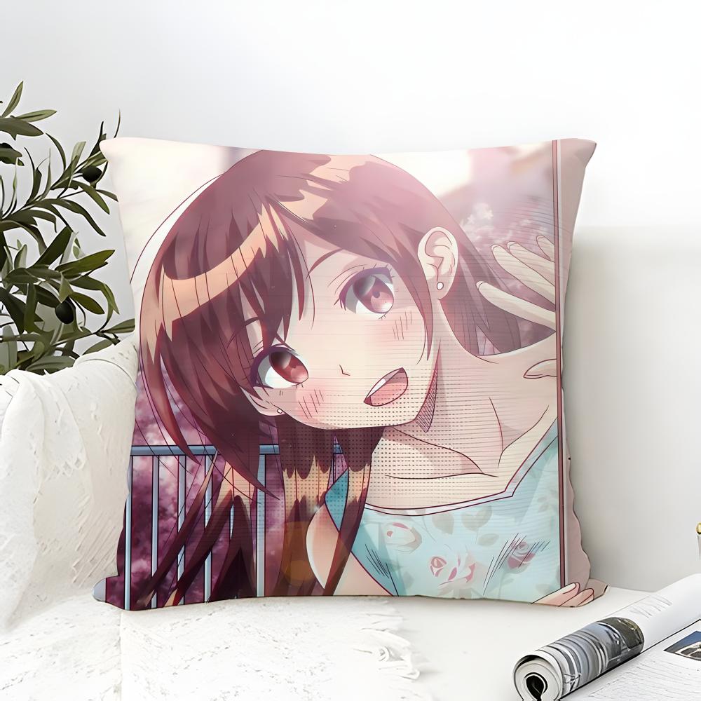 RentAGirlfriend KKanojo Okarishimasu Pillow Case linen pillow case sofa home decor cushion cover cushion cove