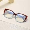 New Anti Blue Light Glasses for Women Fashion Retro Plate Color Flat Mirror with PC Core Legs 5704