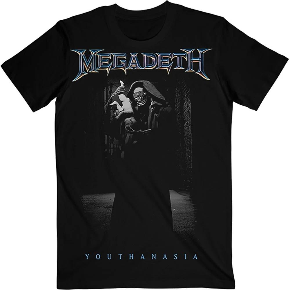 Megadeth Unisex T-Shirt: Youthanasia The Broker (Black) (Small)