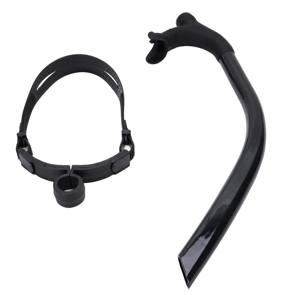 Swimming Breathing Tube with Strap Silicone Mouthpiece Adults Diving Front Training Snorkel for