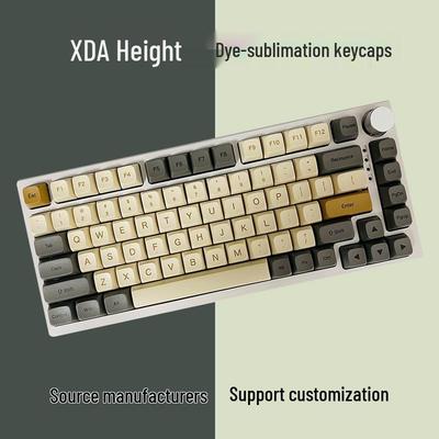 XDA PBT Keycaps Set: 125 Keys, Zhuyin, Korean, Thai, Russian, MX Switch Compatible