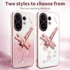 KADEM For vivo S30 5G Case Dragonfly Kickstand TPU Flowers Glitter Phone Cover