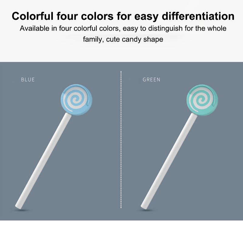 Y-Kelin Lollipop Baby Tongue Sraper Child Scraper Kids Cleaner Oral Hygiene Remove Tongue Coating
