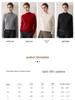 Women's Cashmere Knit Top, Half-High Neck, Loose Fit, Slimming, Thick Sweater for Autumn/Winter