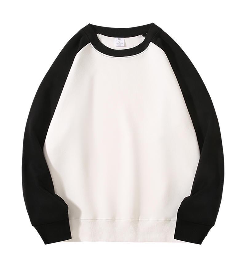 Japan-Korea Bestseller Women's Color Block Raglan Long Sleeve Sweatshirt - Lightweight, Casual Spring/Autumn Jacket
