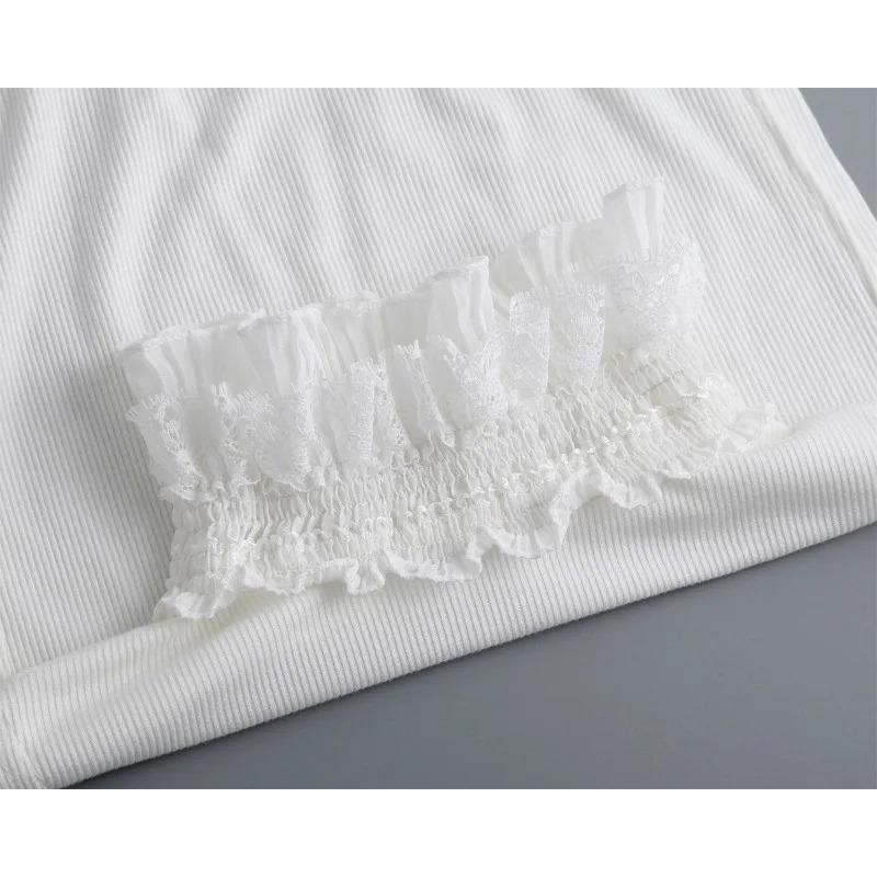 Ruffles Detachable Shirt Collar Accessory Women Decorative Neckwear Sweater Hoodie Fake False Collars