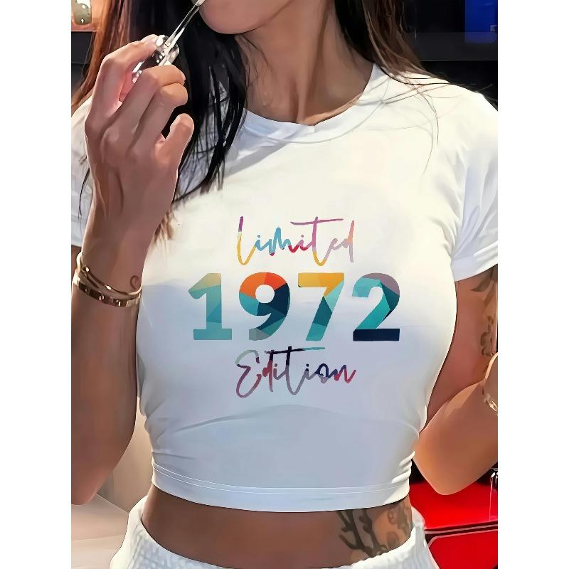 

Женская футболка Y2K с цветочным принтом, повседневная, с круглым вырезом, короткий рукав, летняя, для пляжа, для улицы S белый
