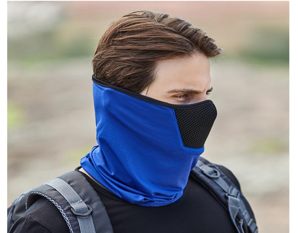Breathable Sun Face Cover Ultra UV Protection Summer Neck Gaiter Protble Hiking Cycling Mask