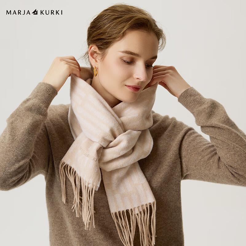 

MARJA KURKI Unisex Wool & Cashmere Blend Scarf Gift Box