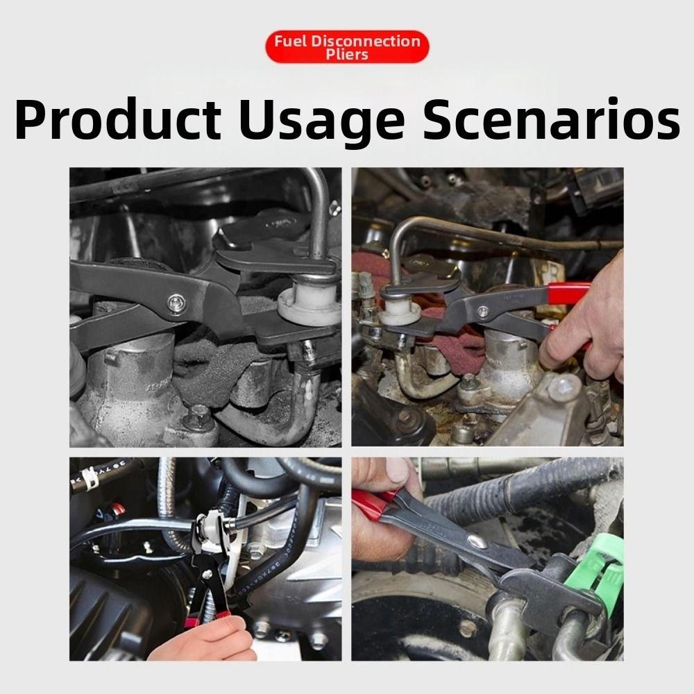Multi-functional Fuel Line Pliers Wear-resistant Connector Disconnect Clamp Car Repair