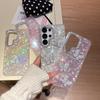 Shell Pattern Laser Diamond Butterfly Phone Case for Samsung S26 Ultra S25 S24 Ultra FE S26 Plus Glitter Colorful Cover