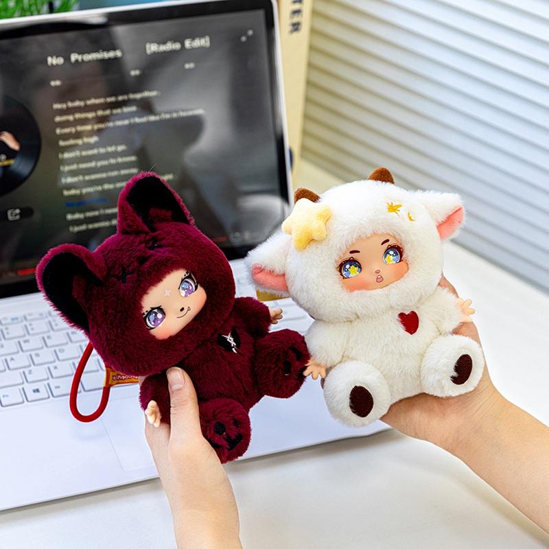 Cute Werewolf Killing Game Vinyl Face Plush Toy Colorful Stuffed Doll Kid Creative Gifts Hang Bag Prophet