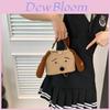 Adorável Bolsa Transversal de Pelúcia Cachorro Desenho Animado Estilo Coreano Para Crianças