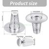 24TE Steel Sink Drain Filter set for Bathroom Quick Drain Steel Bathroom Sink Strainer with Additional Sink Cover Sink Drain