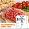 1PC Manual Meat Grinder With Grinding Plate Home Sausage Vegetable Chopper Pepper Kitchen Appliances Heavy Duty Kitchen Tools