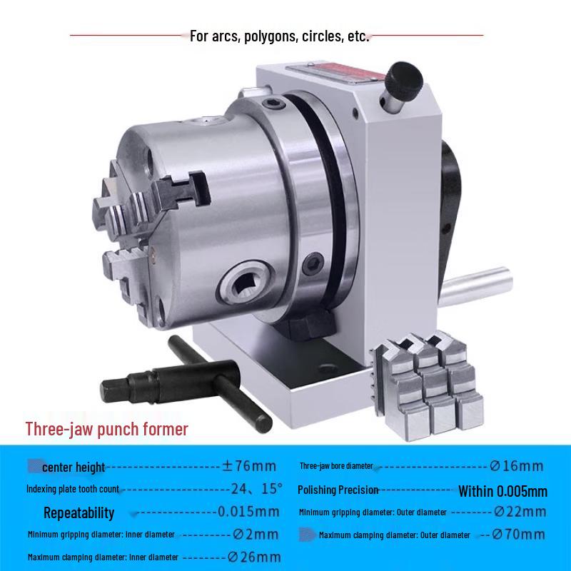 Aokewen High-Precision 3-inch Three-Jaw Punch Former