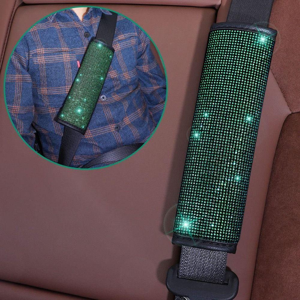Rhinestone Bling Car Interior Accessories Set Steering Wheel Protective Case Vehicle Accessories