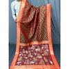 Wunderschöne reiche Pallu- und Jacquard-Arbeiten auf dem ganzen Saree