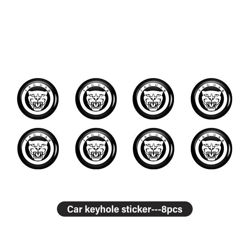 For Jaguar Car Key Sticker Logo 3D Metal Car Key Sticker Emblem S-Type F-Type X-Type F-Pace I-Pace E-Pace XFR XKR NN92