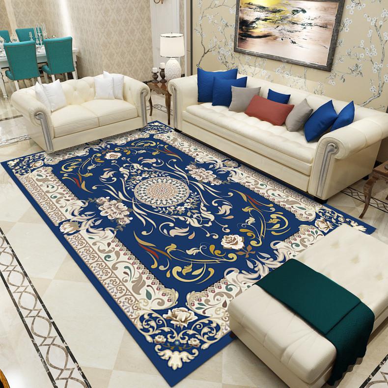 Koberec do obývacího pokoje Ložnicové předložky Kobercová podložka Moderní styl Konferenční stolek Podlahový polštář Koberec pod pohovku