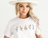 Wildflowers T-Shirt - Boho Floral Art Shirt - Nature Inspired Design, Soft Cotton, Womens Gift