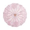 16 Bone New National Wind Umbrella Female Folding Manual Sunscreen UV Protection Color Glue Sun Umbrella Double Advertising Logo