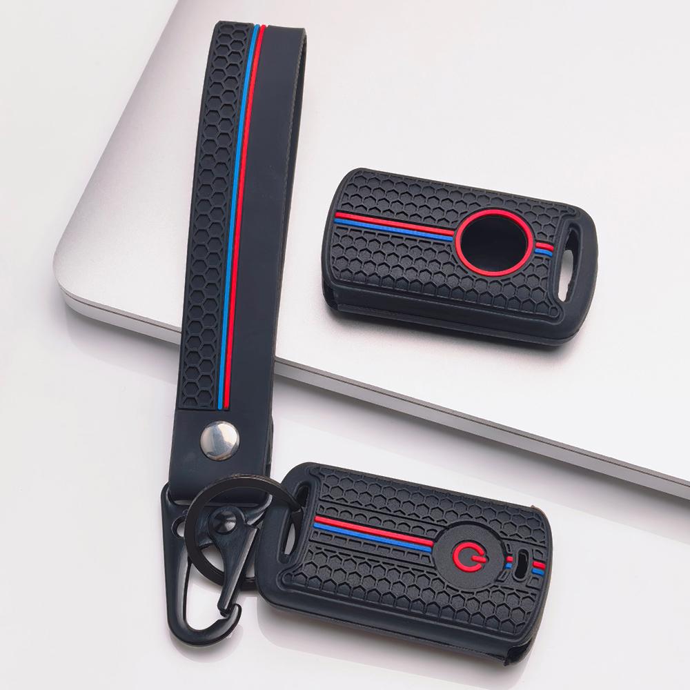Moto Key Cover for Honda Fit PCX Forza SH150 SH300 XADV Vario Scoopy Yamaha Nmax Xmax Aerox Filano Lexi Fazzio Freego TMAX with Keychain Key Fob Case