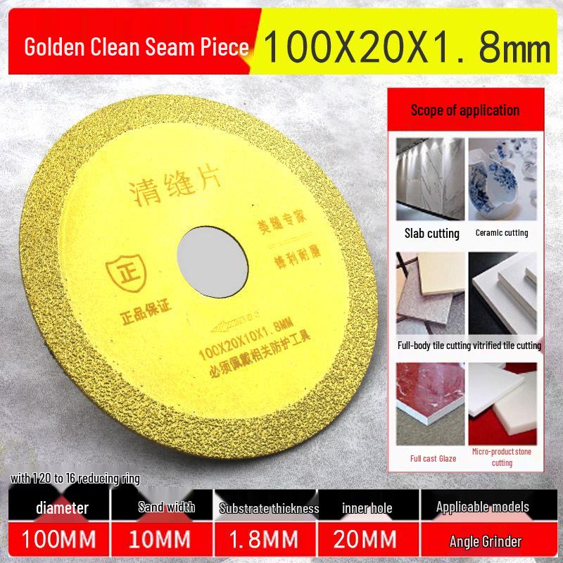 Diamond Cutting & Grinding Disc Set for Electric Drills: Small Saw Blade for Tile, Grout, Stone, and Carving.
