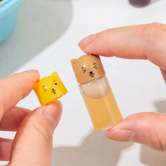 1 Set Bottles Sauce Squeeze Leak-proof Mini Condiment Squeeze Bottles Salad Dressing Jars